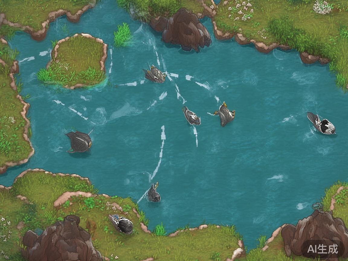 游戏中，捕鱼的弹道、怪物出现的时机和位置通常具有一