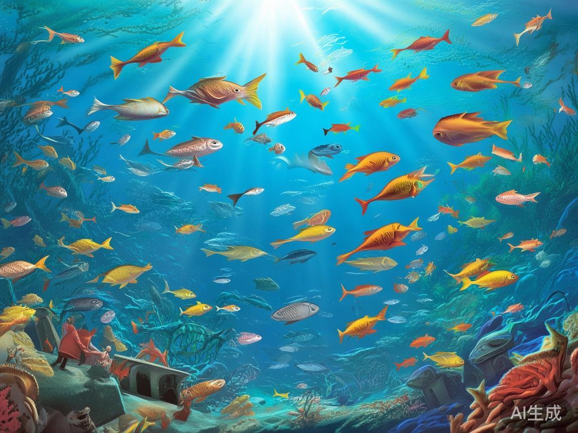 不同的鱼类具有不同的移动速度和出现规律。通过观察和